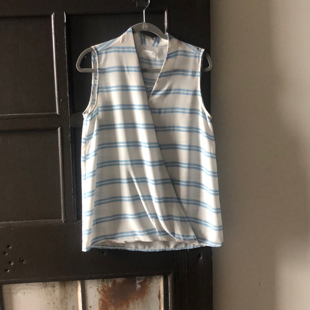 Striped boutique sleeveless top